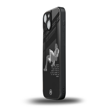 despair back phone cover | glass case for iphone 13 mini