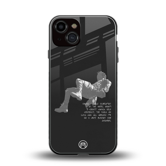 despair back phone cover | glass case for iphone 13