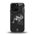 despair back phone cover | glass case for iphone 14 pro