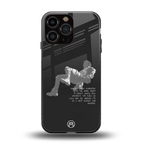 despair back phone cover | glass case for iphone 16 pro max