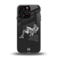 despair back phone cover | glass case for iphone 16 pro