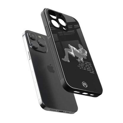 despair back phone cover | glass case for iphone 16 pro