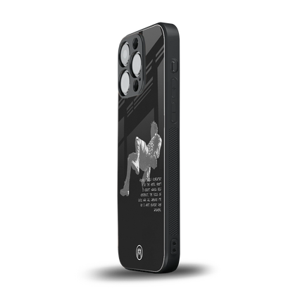 despair back phone cover | glass case for iphone 16 pro