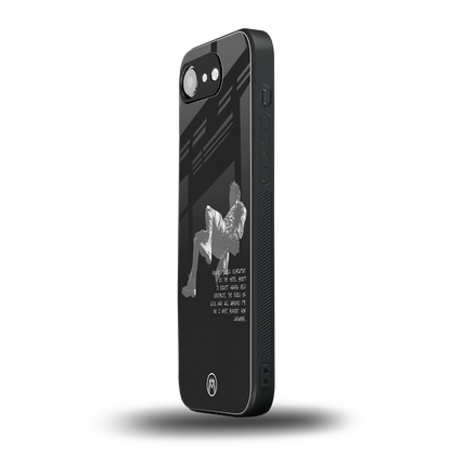 despair back phone cover | glass case for iphone 16e