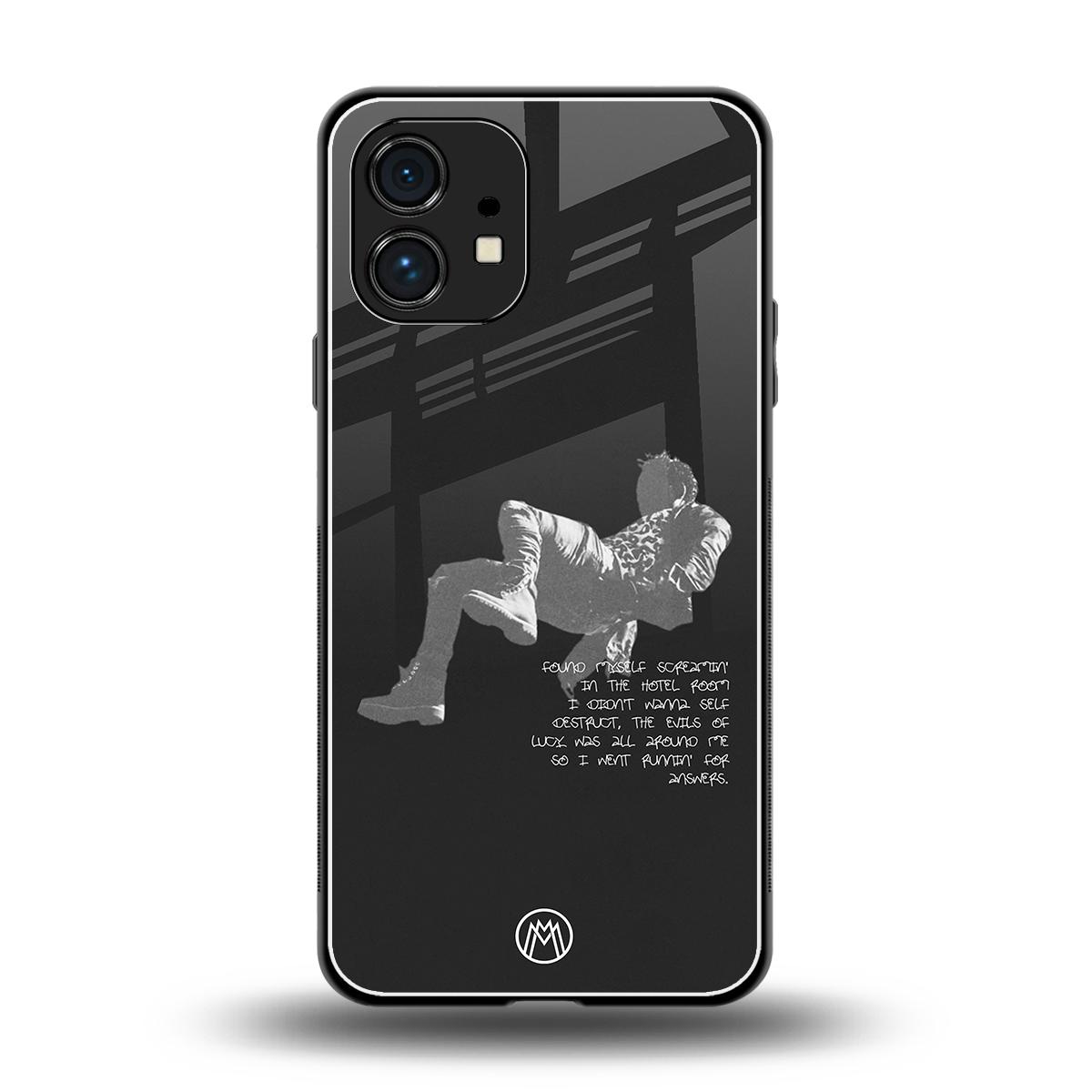 despair back phone cover | glass case for nothing phone 1