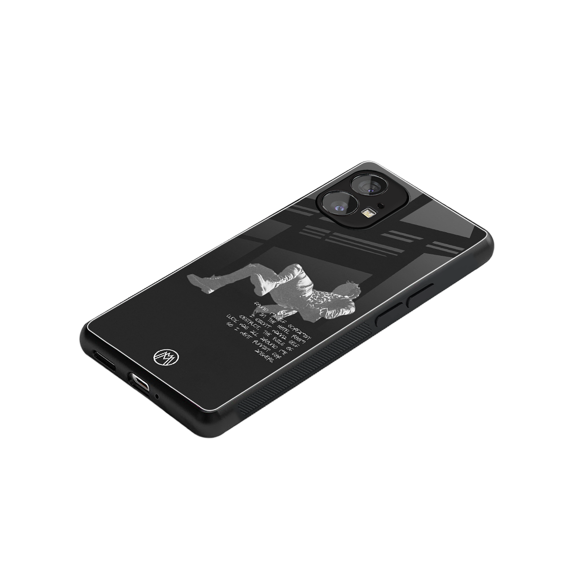 despair back phone cover | glass case for nothing phone 1