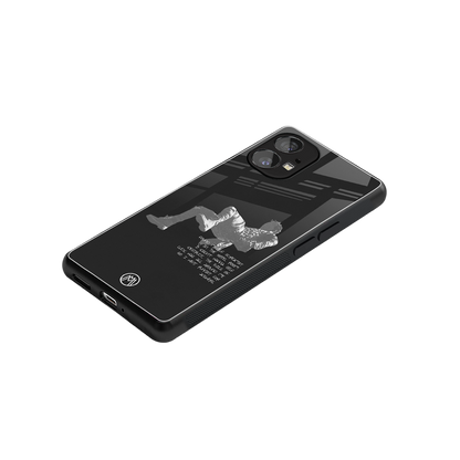 despair back phone cover | glass case for nothing phone 1