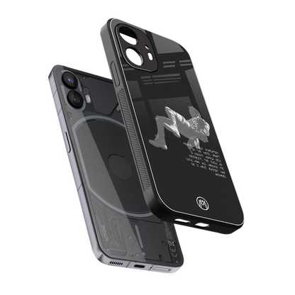 despair back phone cover | glass case for nothing phone 2