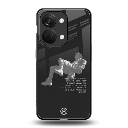 despair back phone cover | glass case for oneplus nord 3