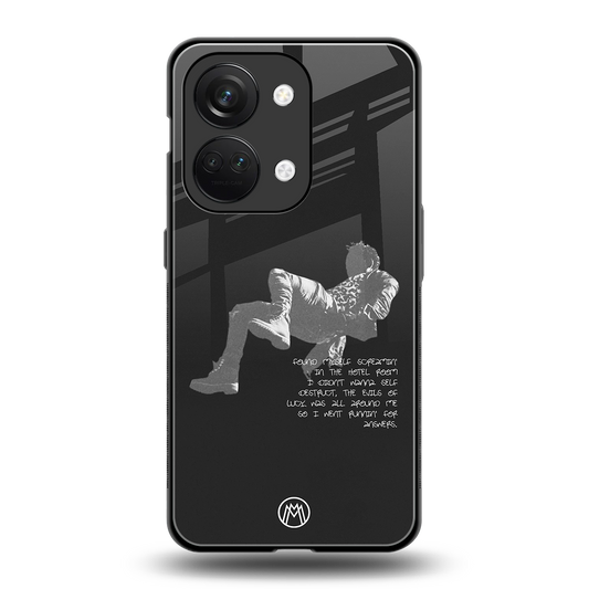despair back phone cover | glass case for oneplus nord 3
