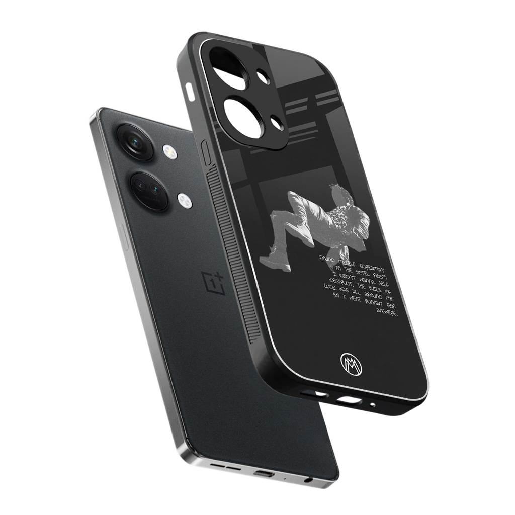 despair back phone cover | glass case for oneplus nord 3