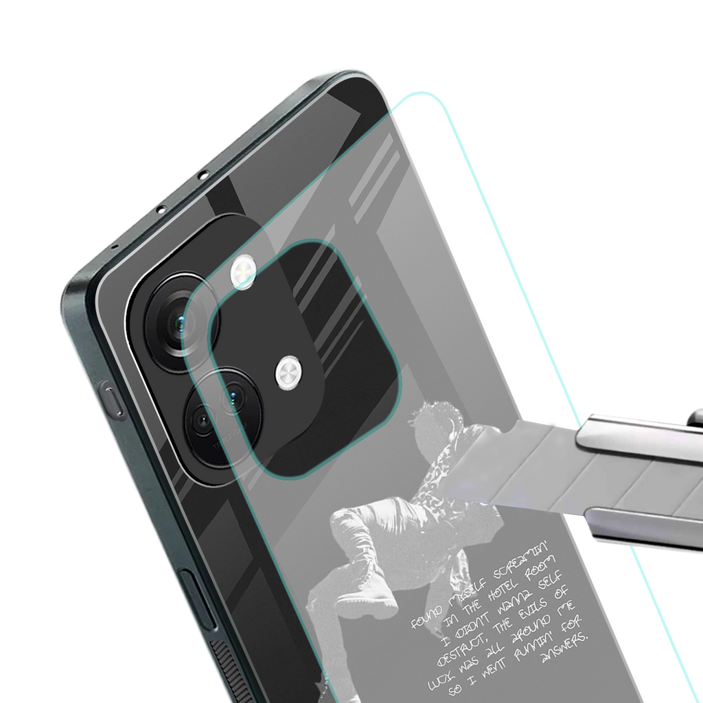 despair back phone cover | glass case for oneplus nord 3