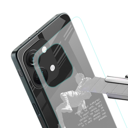 despair back phone cover | glass case for oneplus nord 3