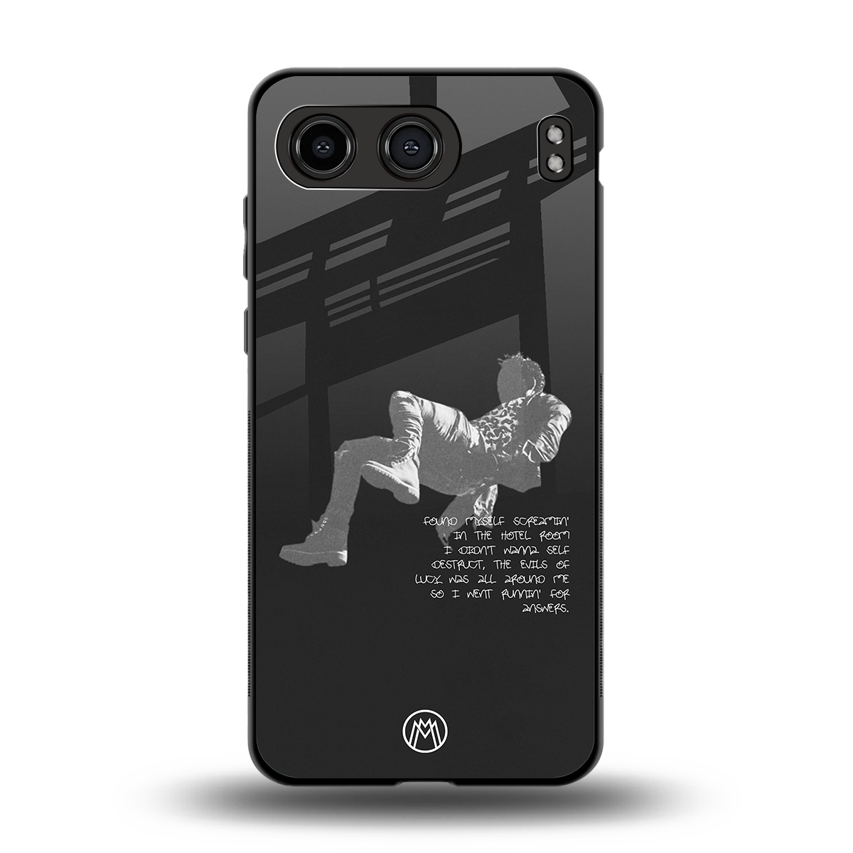 despair back phone cover | glass case for oneplus nord 4