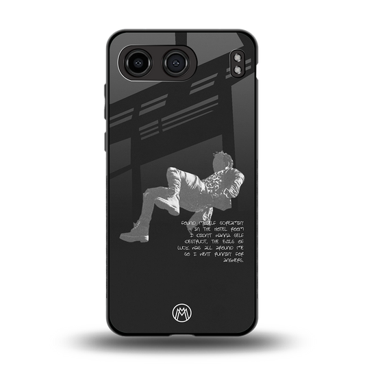 despair back phone cover | glass case for oneplus nord 4