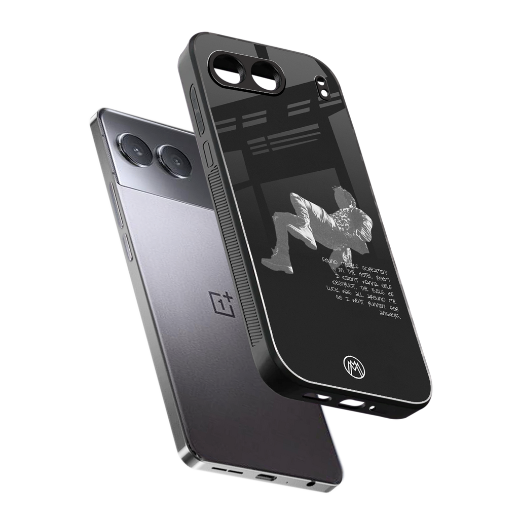 despair back phone cover | glass case for oneplus nord 4