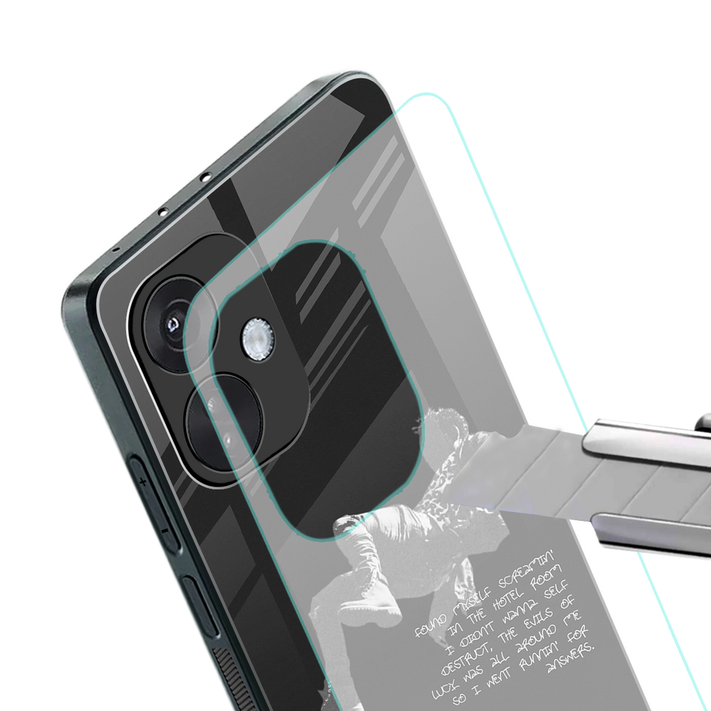 despair back phone cover | glass case for oneplus nord ce 3