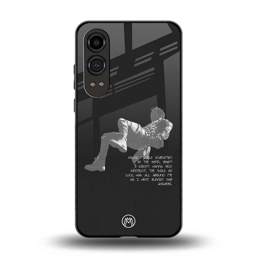 despair back phone cover | glass case for oneplus nord ce 4 lite