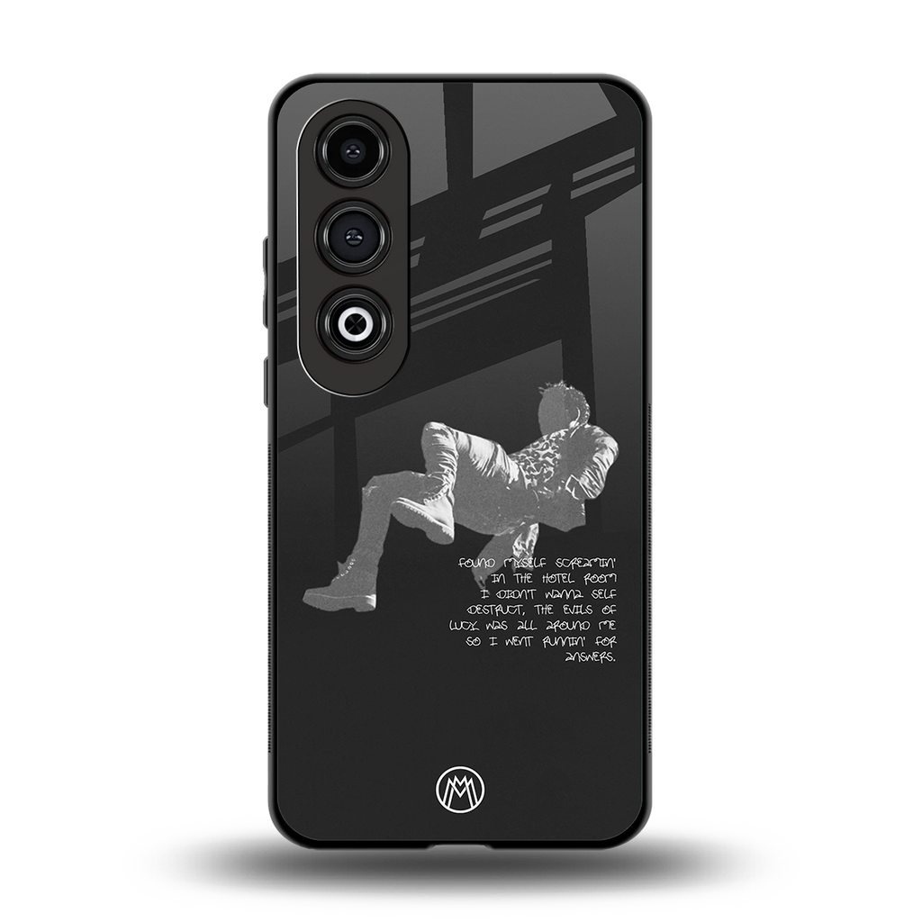 despair back phone cover | glass case for oneplus nord ce 4