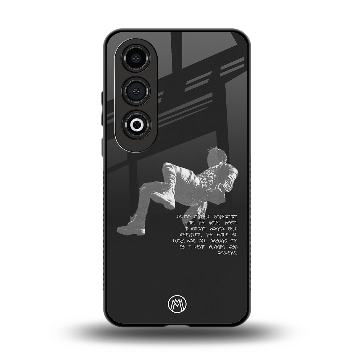 despair back phone cover | glass case for oneplus nord ce 4