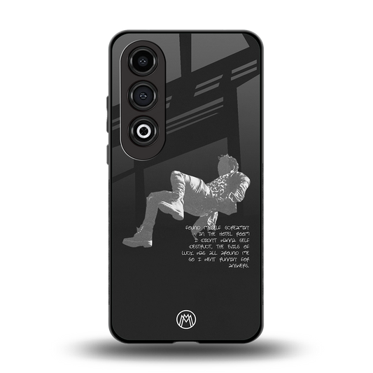 despair back phone cover | glass case for oneplus nord ce 4