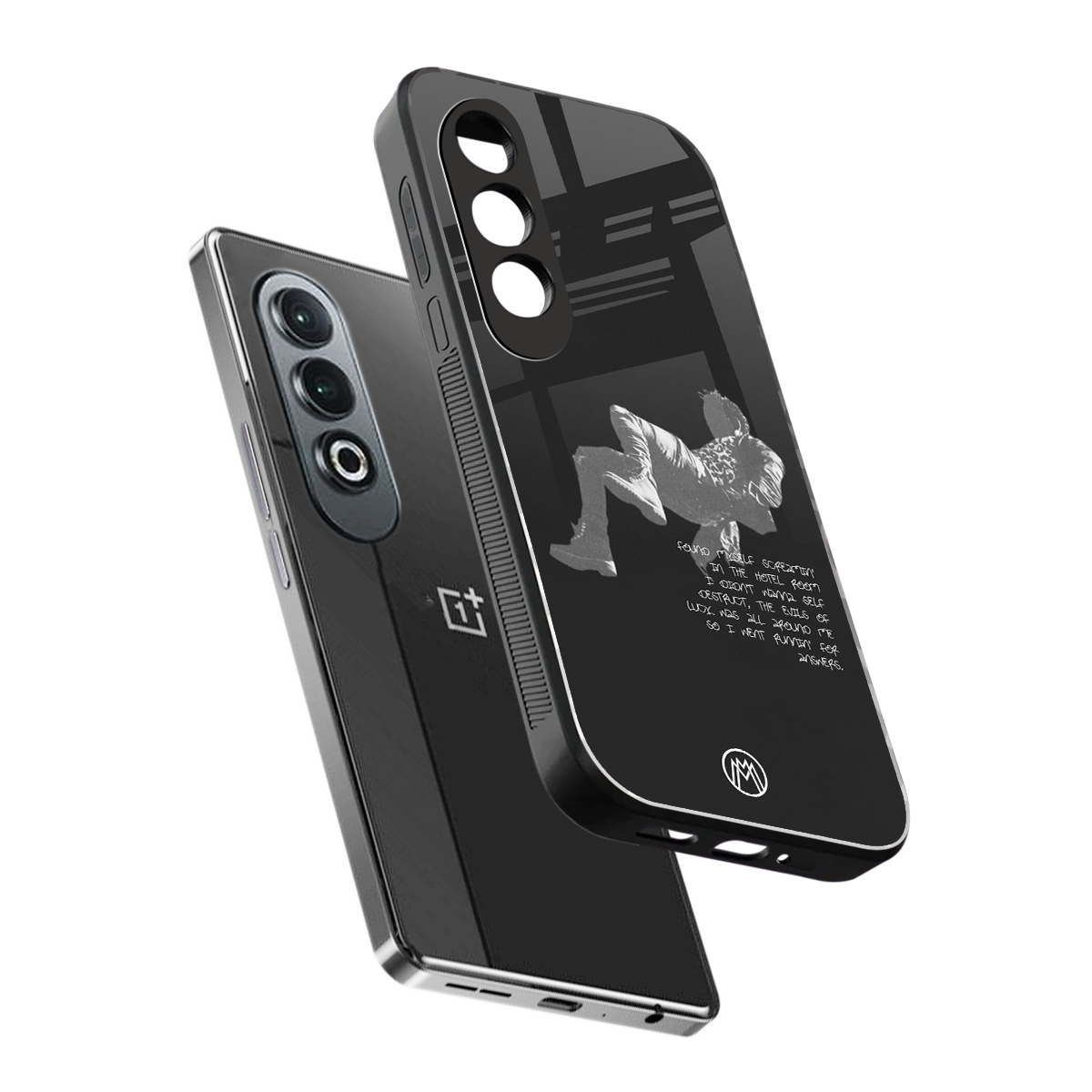despair back phone cover | glass case for oneplus nord ce 4