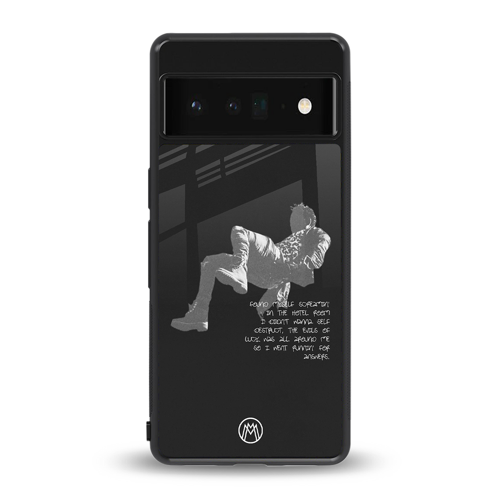 despair back phone cover | glass case for google pixel 6 pro