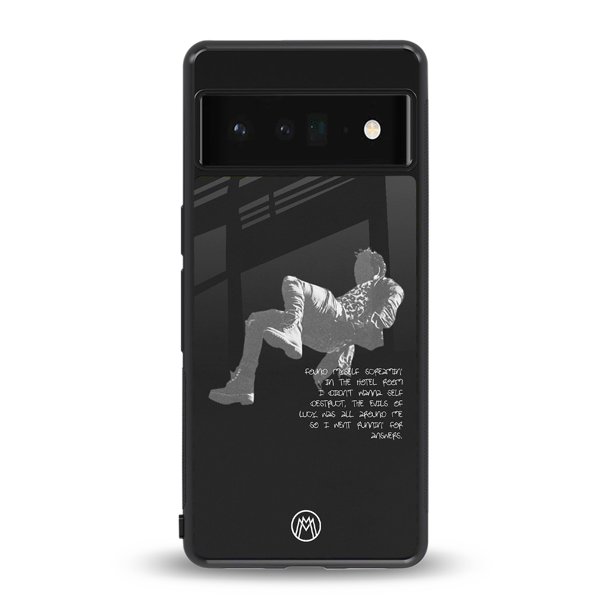 despair back phone cover | glass case for google pixel 6 pro