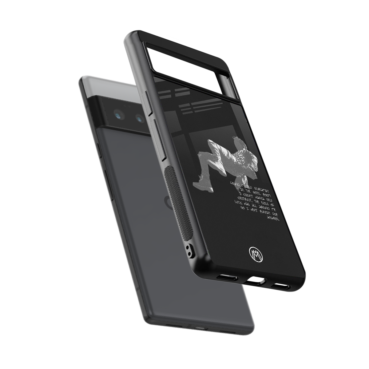 despair back phone cover | glass case for google pixel 6 pro