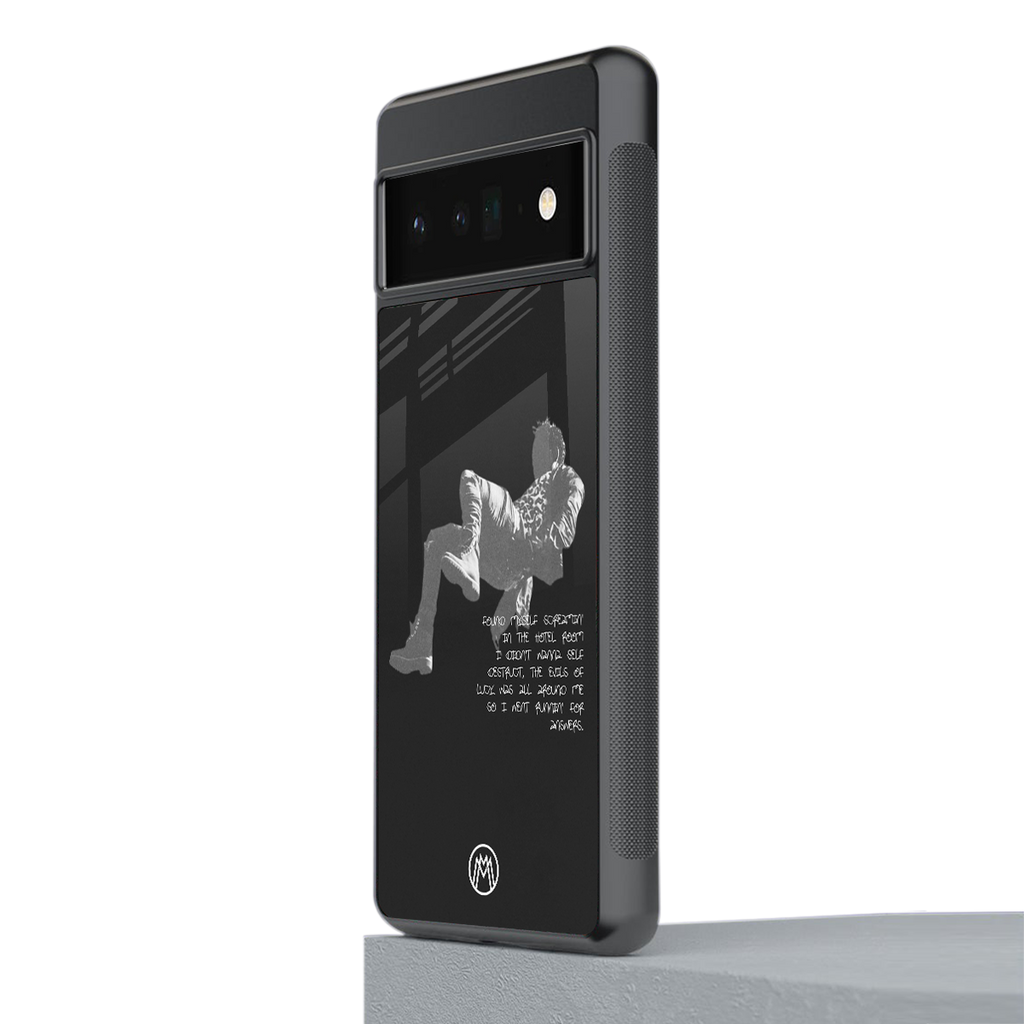 despair back phone cover | glass case for google pixel 6 pro