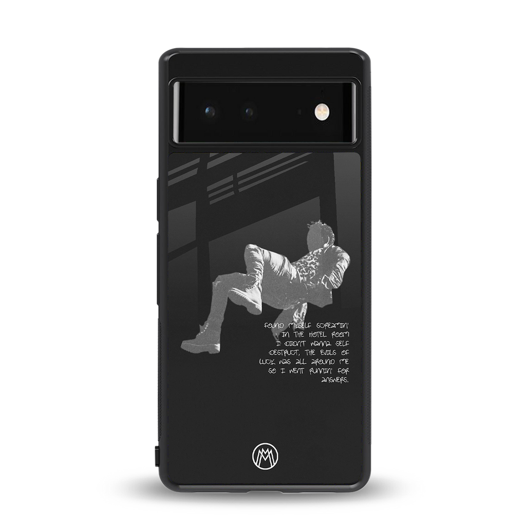 despair back phone cover | glass case for google pixel 6