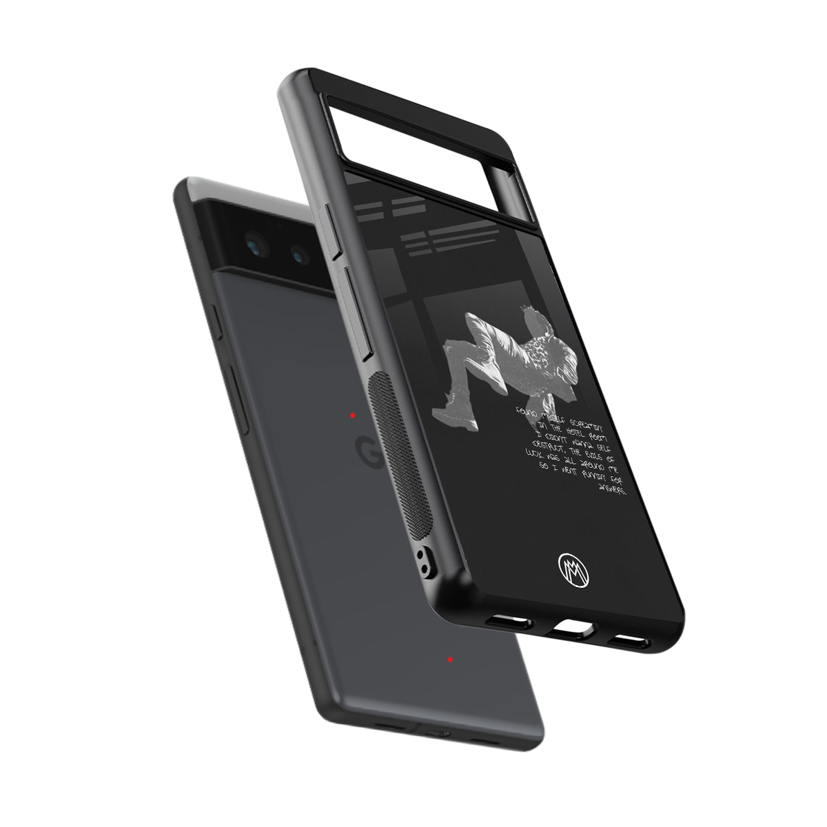 despair back phone cover | glass case for google pixel 6