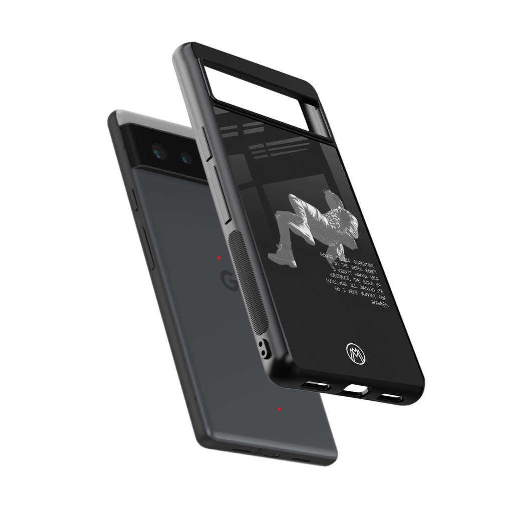 despair back phone cover | glass case for Google Pixel 6A
