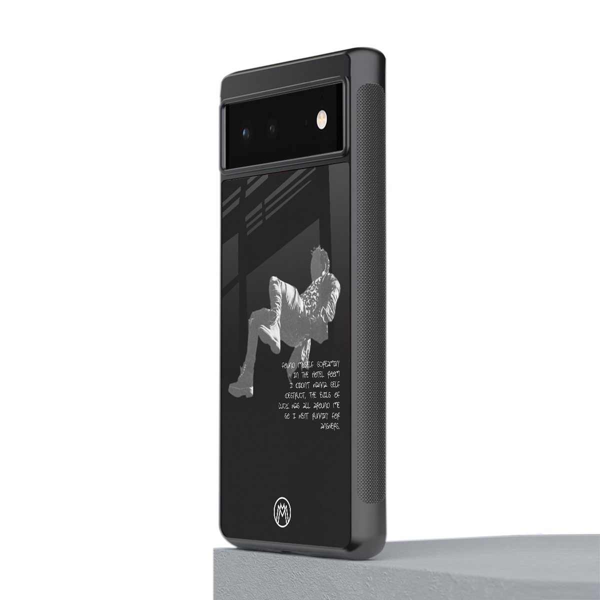 despair back phone cover | glass case for google pixel 6