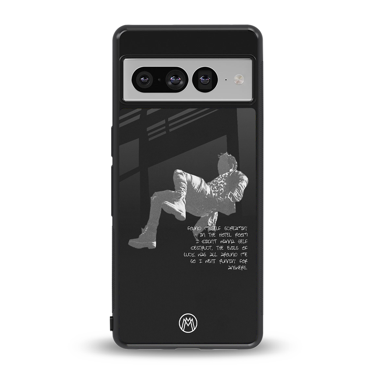 despair back phone cover | glass case for google pixel 7 pro