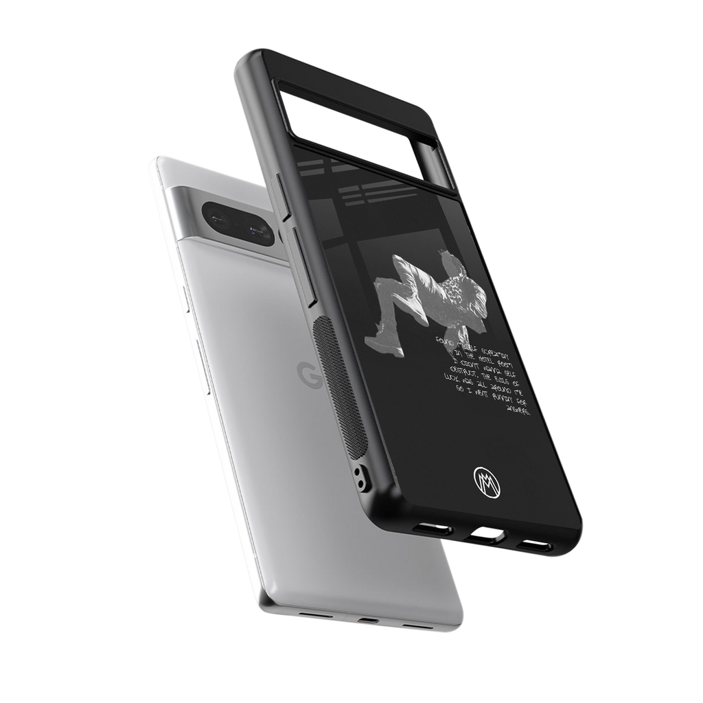despair back phone cover | glass case for google pixel 7 pro