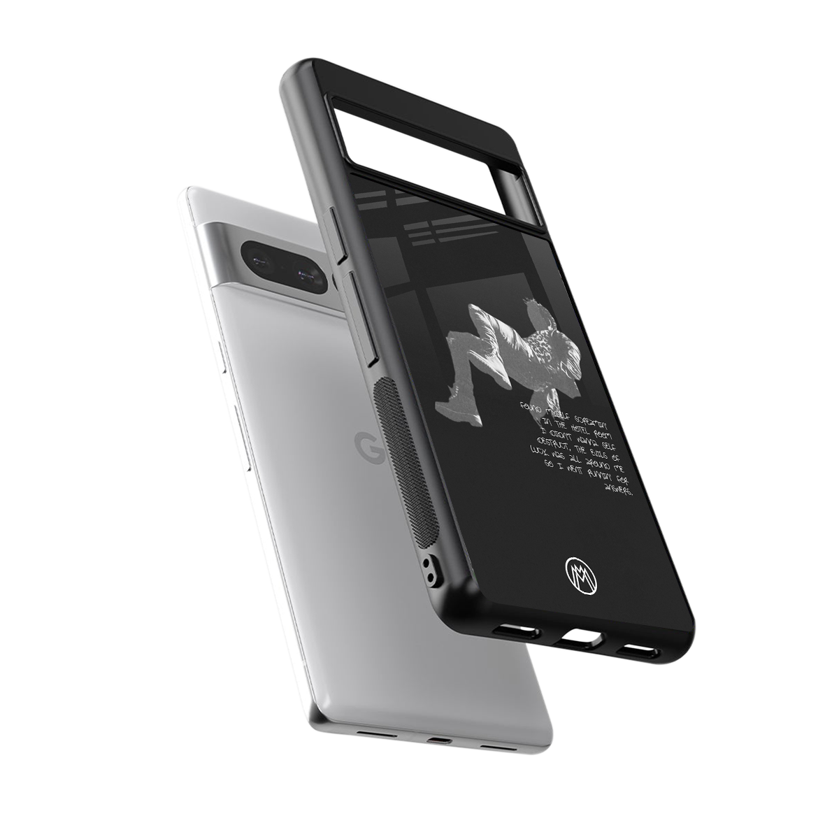 despair back phone cover | glass case for google pixel 7 pro