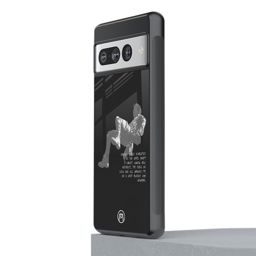 despair back phone cover | glass case for google pixel 7 pro