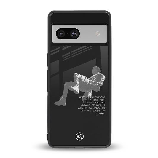 despair back phone cover | glass case for Google Pixel 7A