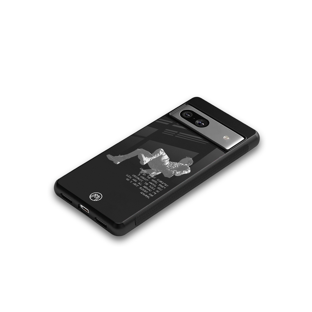 despair back phone cover | glass case for Google Pixel 7