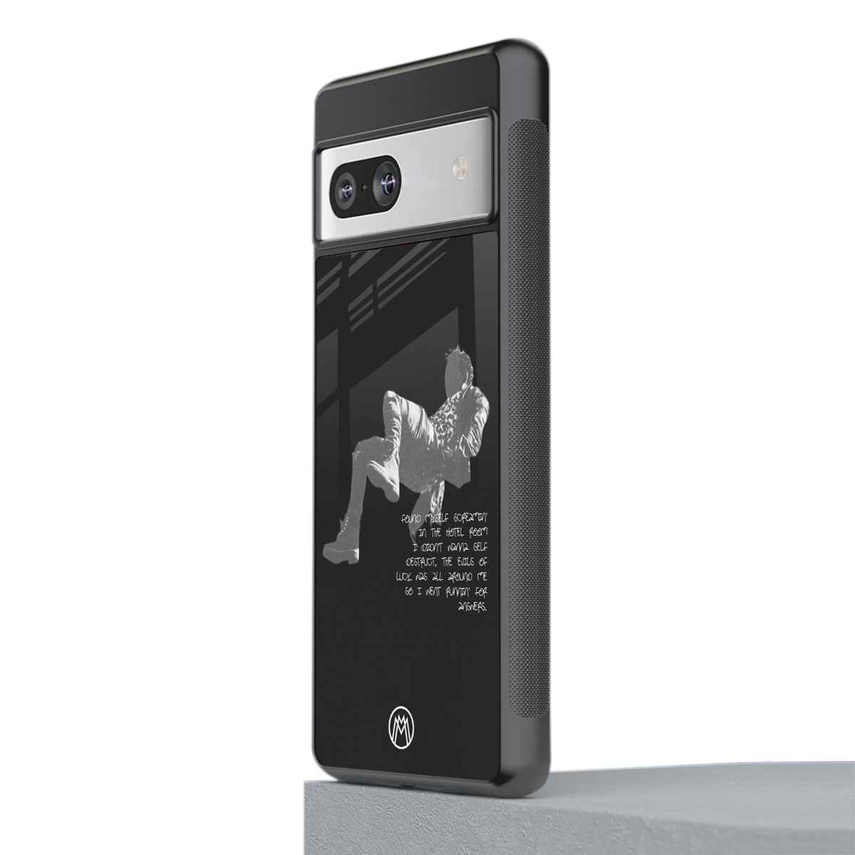 despair back phone cover | glass case for Google Pixel 7A