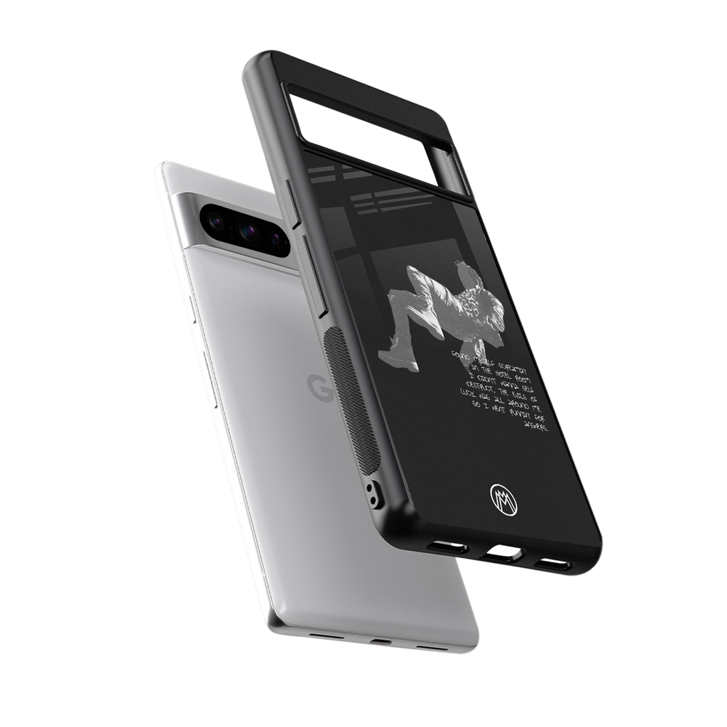 despair back phone cover | glass case for google pixel 8 pro