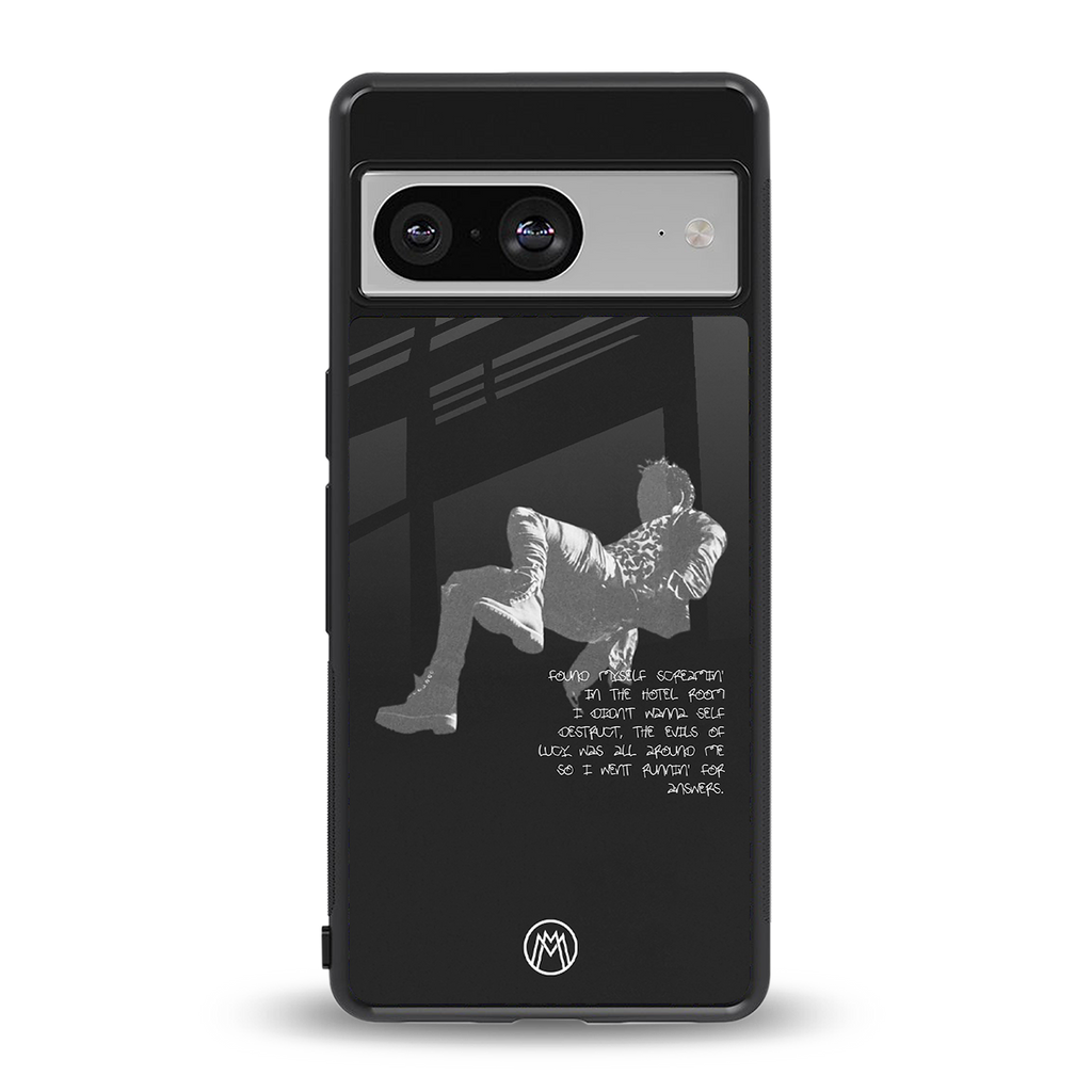 despair back phone cover | glass case for Google Pixel 8