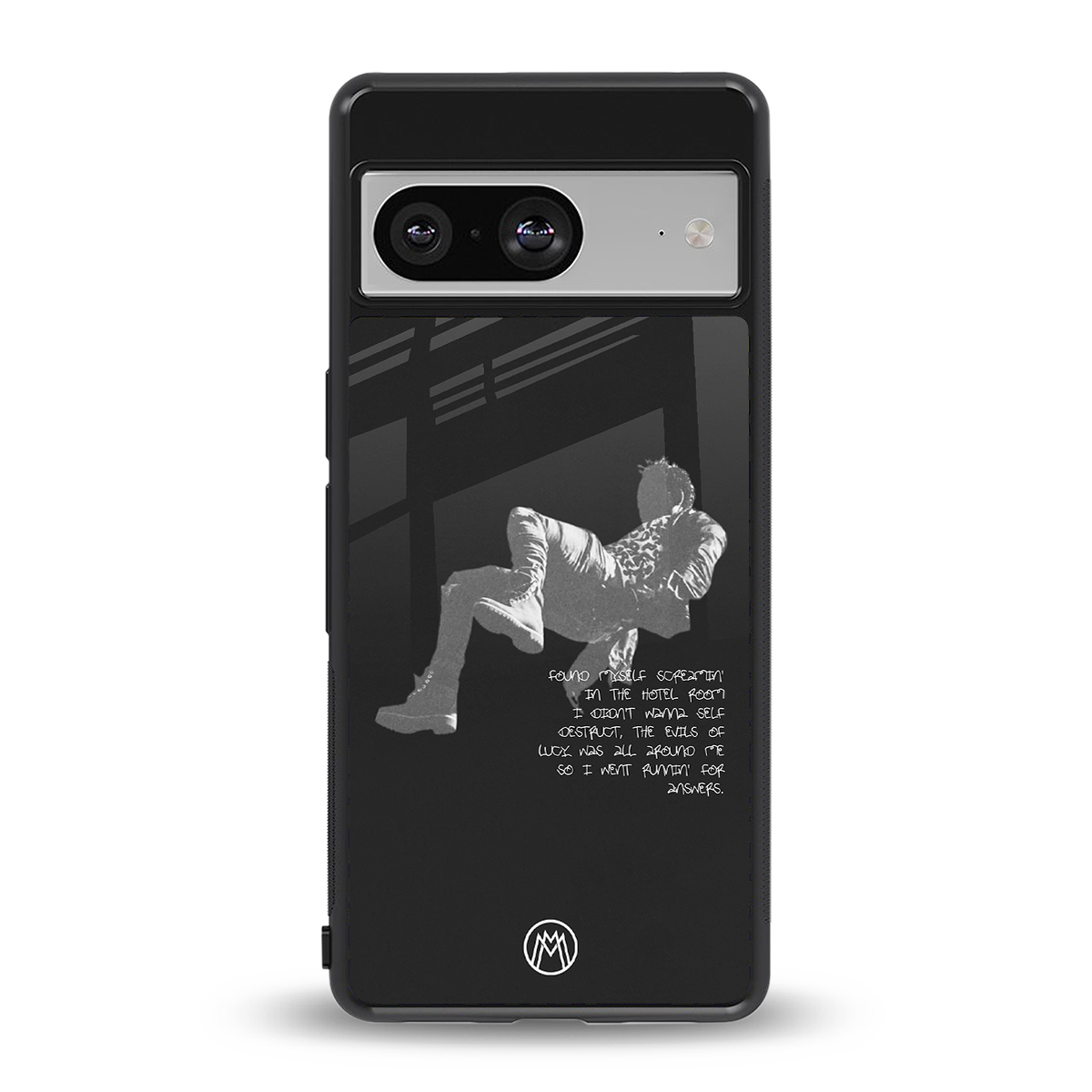 despair back phone cover | glass case for Google Pixel 8
