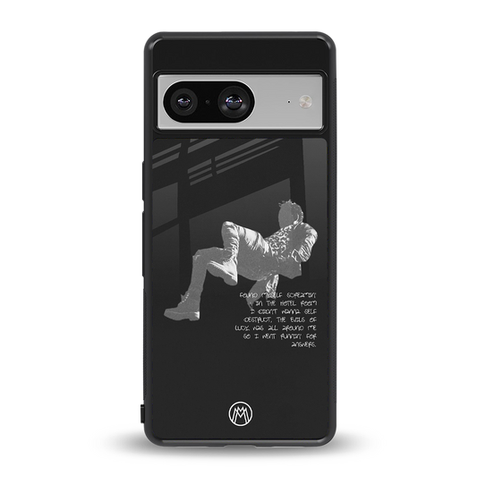 despair back phone cover | glass case for Google Pixel 8
