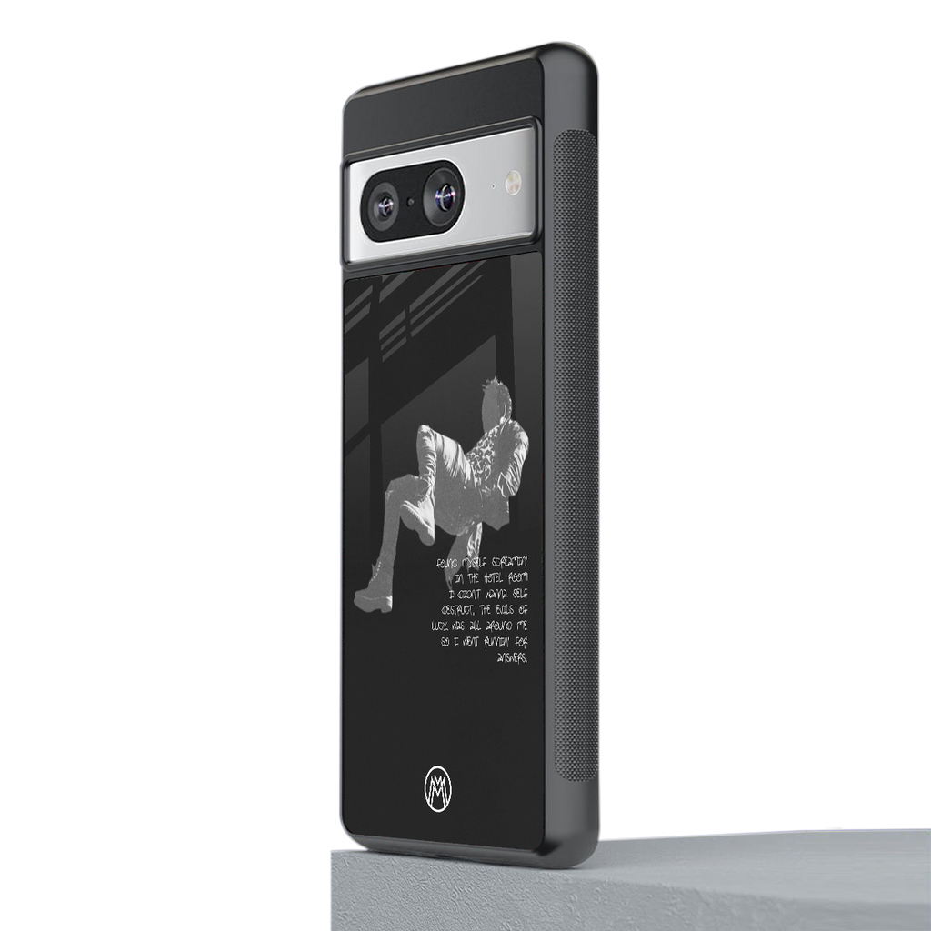 despair back phone cover | glass case for Google Pixel 8