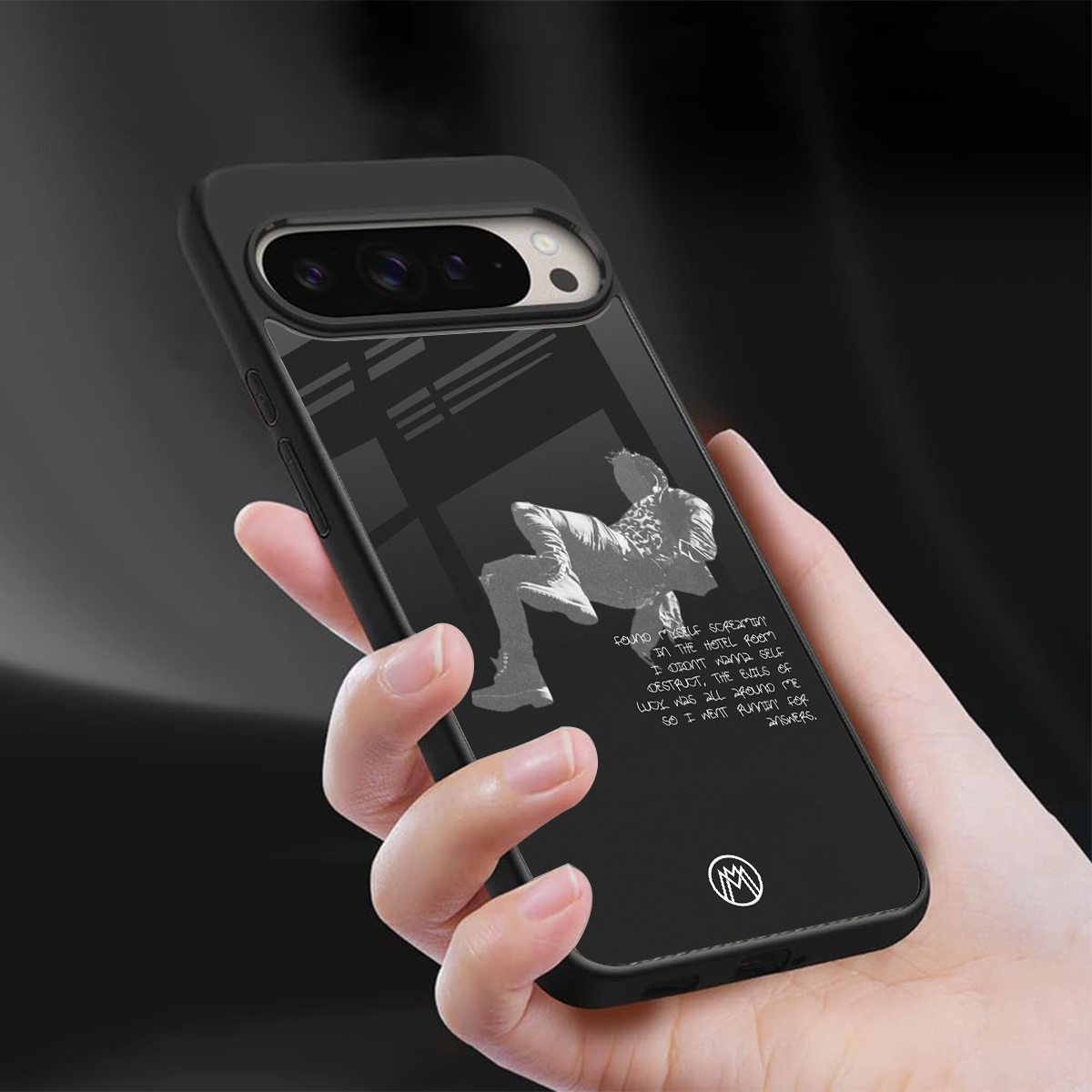 despair back phone cover | glass case for google pixel 9 pro xl
