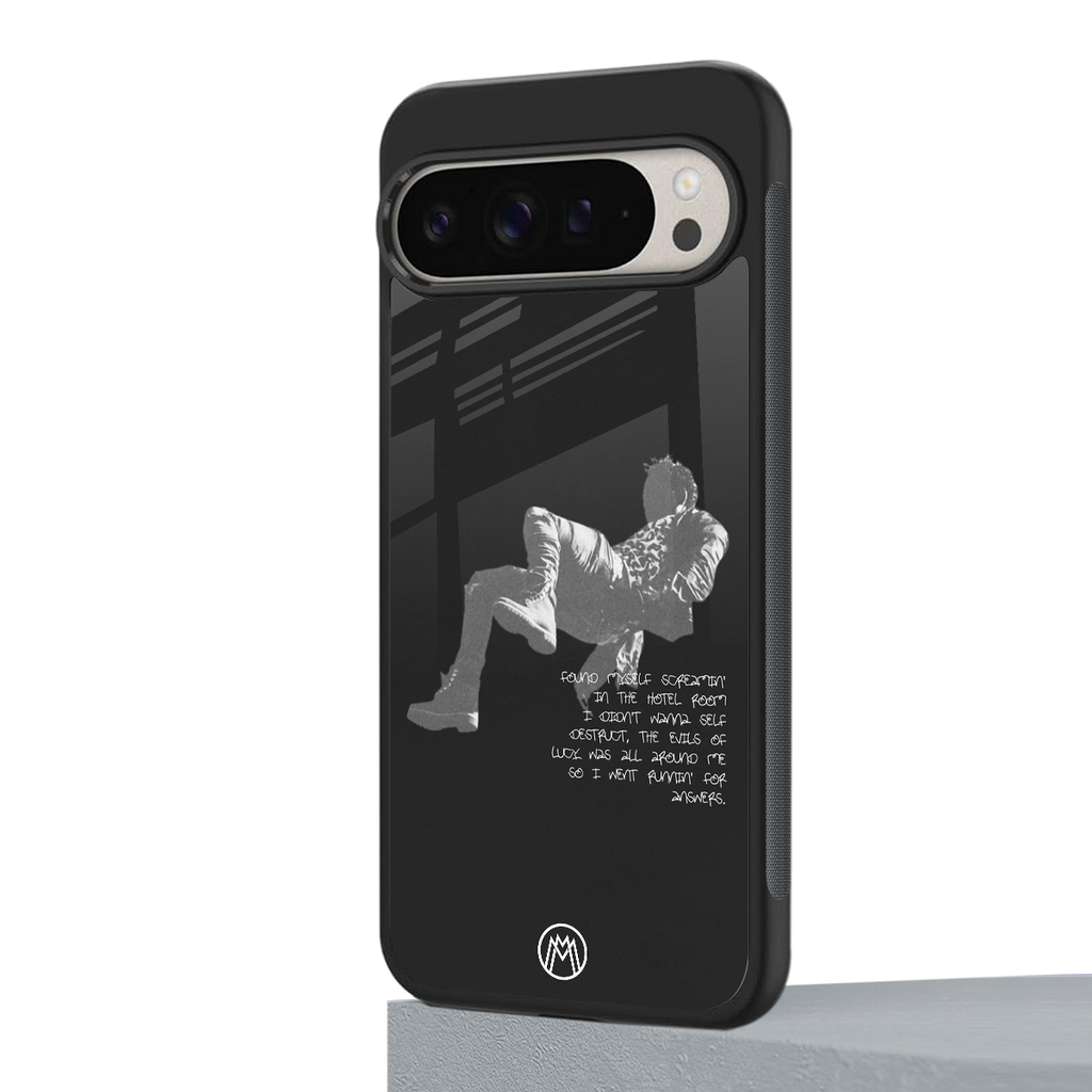 despair back phone cover | glass case for google pixel 9 pro