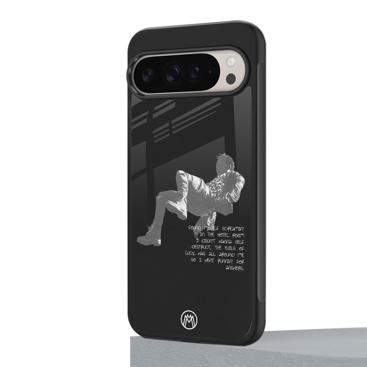 despair back phone cover | glass case for google pixel 9 pro xl