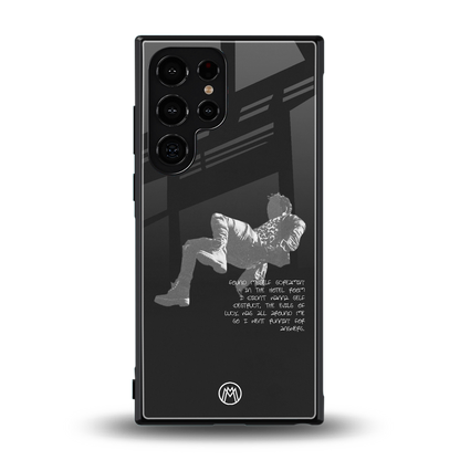 despair back phone cover | glass case for samsung galaxy s24 ultra